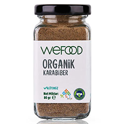 Wefood Organik Karabiber Tozu 80g