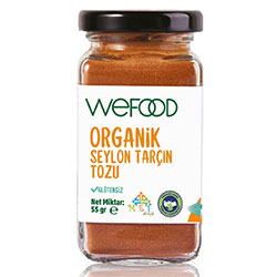 Wefood Organik Seylon Tarçın Toz 55g