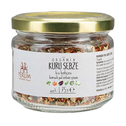 Yerlim Organik Pul Kuru Sebze Çeşnisi  Kış Sebzeleri  75g