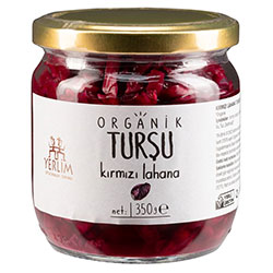 Yerlim Organik Kırmızı Lahana Turşusu 350g