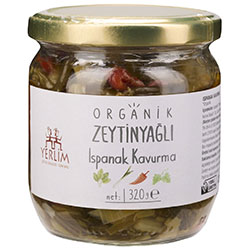 Yerlim Organik Zeytinyağlı Ispanak Kavurma 320g