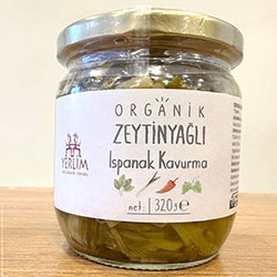 Yerlim Organic Roasted Spinach with Olive Oil 320g