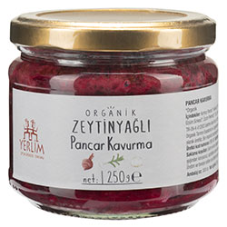 Yerlim Organik Zeytinyağlı Pancar Kavurma 250g