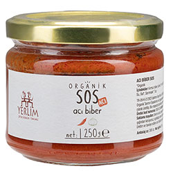 Yerlim Organic Red Hot Pepper Sauce 250g