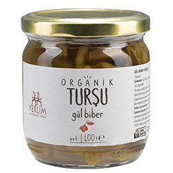 Yerlim Organik Gül Biber Turşusu 400g