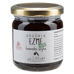 Yerlim Organic Saltless Black Olive Paste (Hamades) 175g