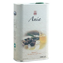 Yerlim Organik Ania Naturel Soğuk Sıkım Zeytinyağı 750ml  Teneke 