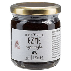 Yerlim Organik Siyah Zeytin Ezmesi 175g