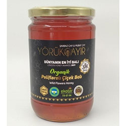 Yörükçayır Organic Polyfloral Raw Honey 850g