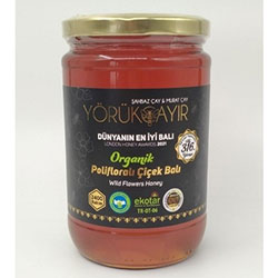 Yörükçayır Organik Zengin Çiçekli Ham Yayla Balı 850g