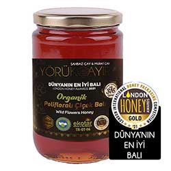 Yörükçayır Organic Polyfloral Raw Honey 850g