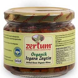 Zertum Organik Izgara Yeşil Zeytin 265g