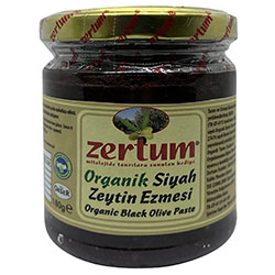 Zertum Organik Siyah Zeytin Ezmesi 180g