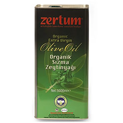 Zertum Organik Sızma Zeytinyağı 5L