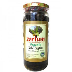 Zertum Organik Sele Siyah Zeytin 400g